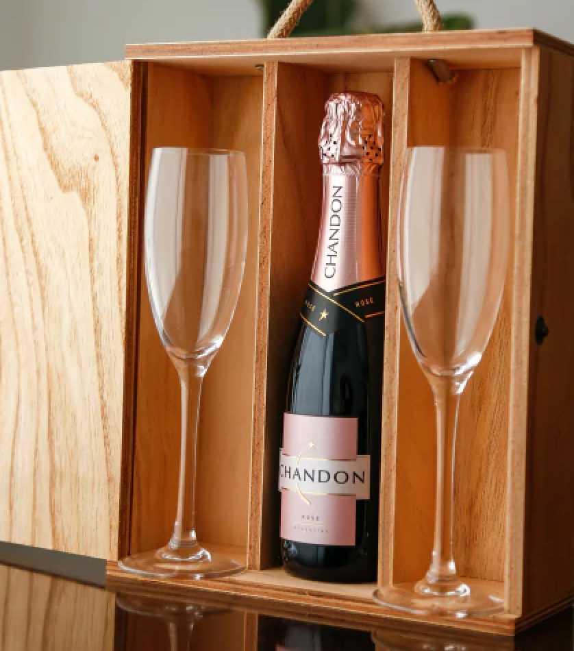 Caja de champagne
