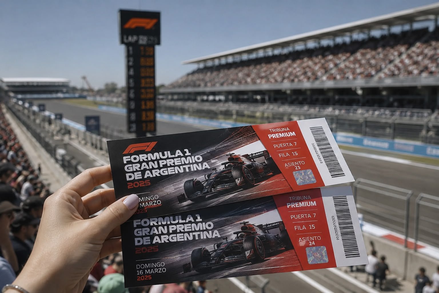Entradas para la F1